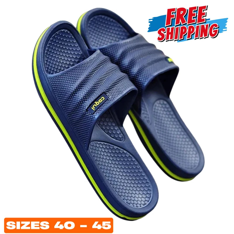 Men’s Soft Slippers Non-Slip Indoor Summer Home Slide Shoes Beach Garden Gift