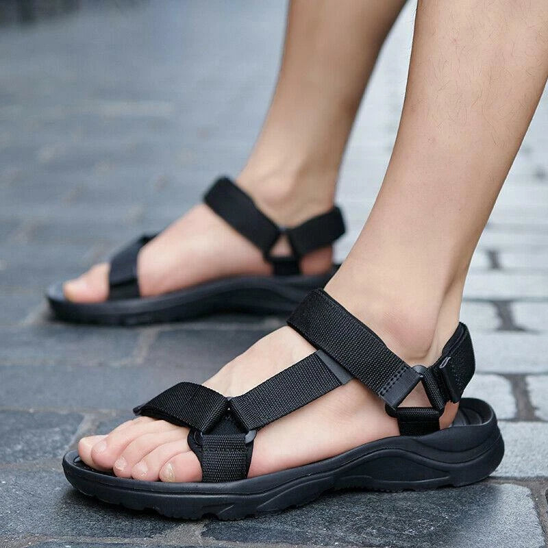 Men's Sandals Strap Casual Beach Slippers Outdoor Sport Breathable Summer Shoes