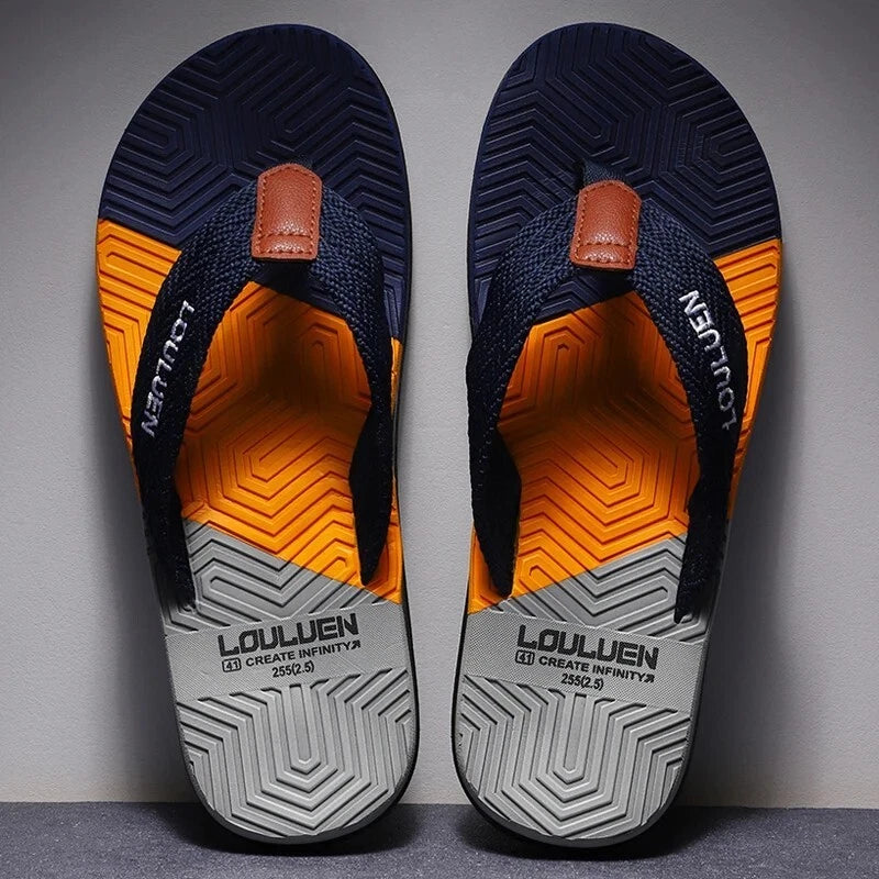 Men's Summer Flip Flops Breathable Casual Beach Slippers Sandals Shoes Gym Gift