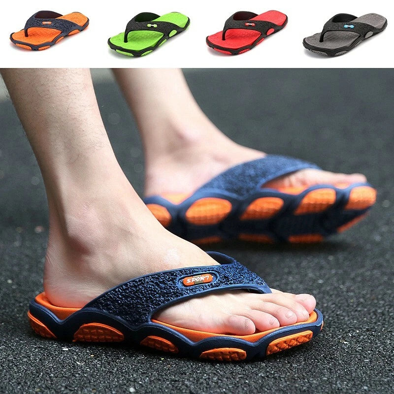 Mens Thong Flip Flops Slippers Summer Sandals Beach Shoes New Fashion