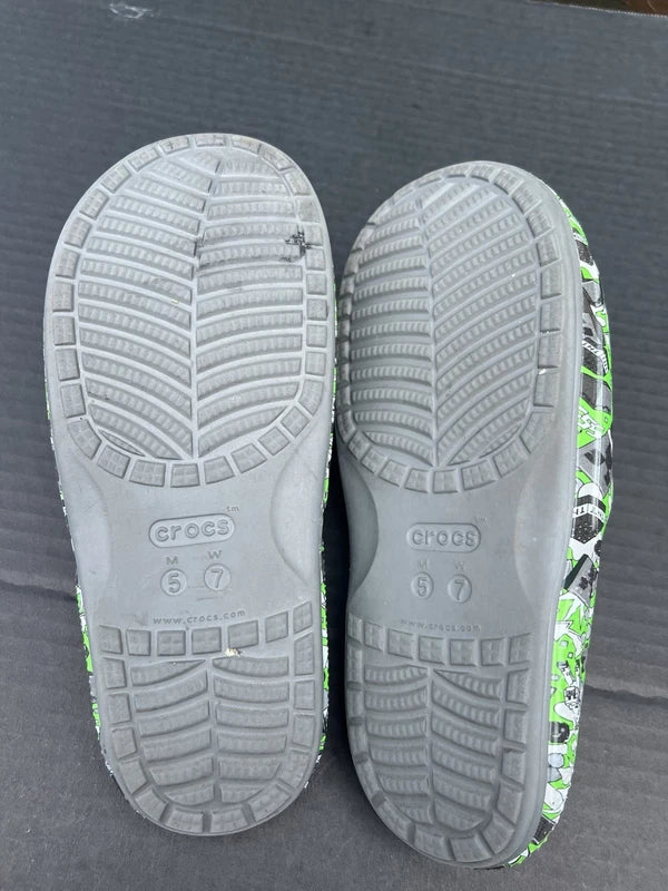 Crocs Slides Minecraft Unisex M5 W7