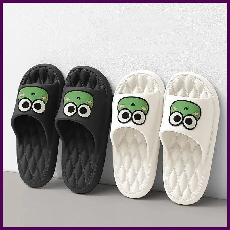 Summer Beach Slides Bathroom Anti Slip Slipper Non-Slip Home Flip Flops Cartoon