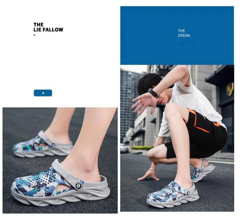 Fashion Slippers for Men Comfort Luxury Sandals Big Size Men's Platform
