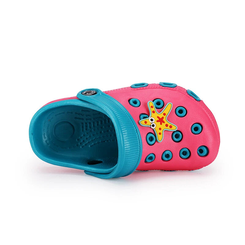 Garden Clogs Shoes Girls Boys Kids  Slip-On Casual Two-tone Slippers Sandals US