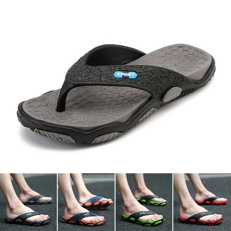 Mens Thong Flip Flops Slippers Summer Sandals Beach Shoes New Fashion