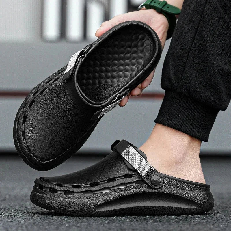 Quick-Dry EVA Beach Shoes Mens Sandals Fashion Trendy Lightweight Slippers