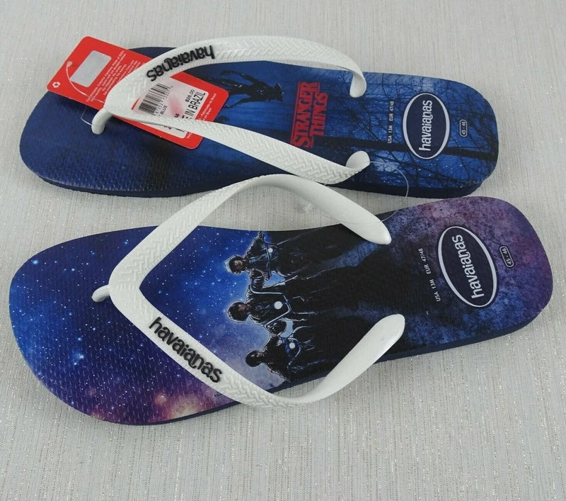 New HAVAIANAS Flip Flop Stranger Things Brazil Slip-On Thong Sandals Men's 13