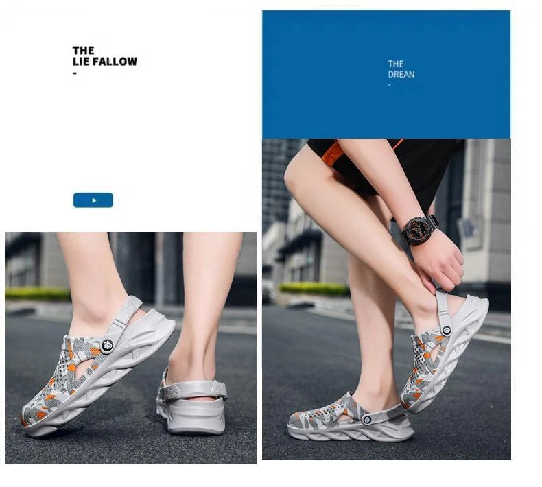 Fashion Slippers for Men Comfort Luxury Sandals Big Size Men's Platform