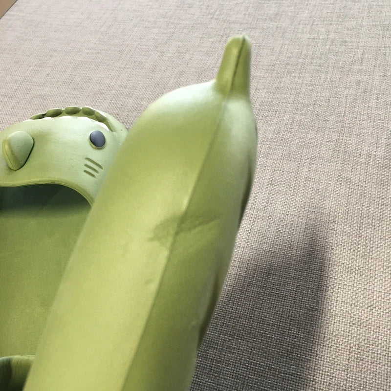 Shark Slides, Green, Unbranded,  Size 38-39, Slippers, Beach New