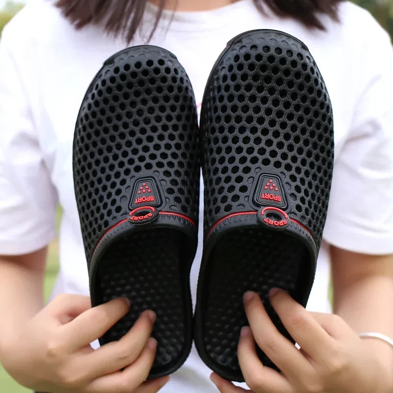 Mens Slip on Garden Mules Clogs Shoes Sports Sandals Beach Swim Slippers Shoes
