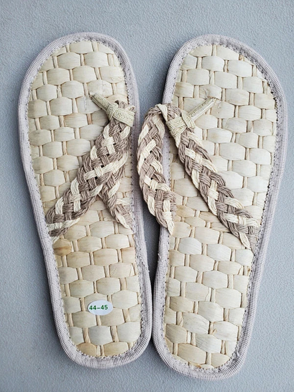 Asexual Enviornmetal Straw Shoes Sadals Flip Flops Slippers Flip Flops Beach