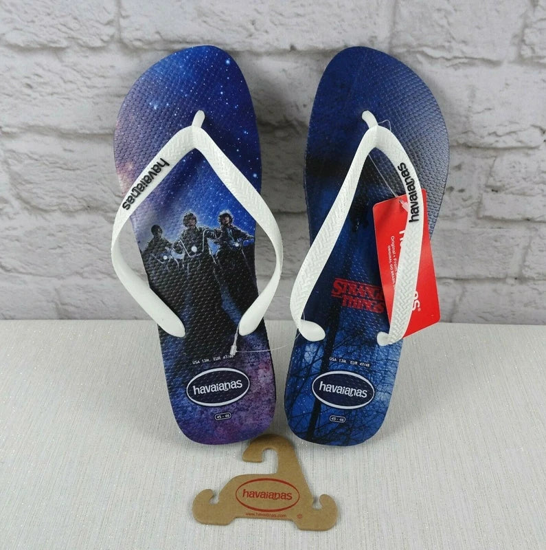 New HAVAIANAS Flip Flop Stranger Things Brazil Slip-On Thong Sandals Men's 13