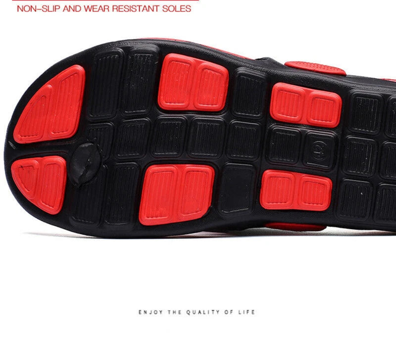 Mens Thong Flip Flops Sandals Farbic Comfort Beach Sandal Slippers US Size 6-12