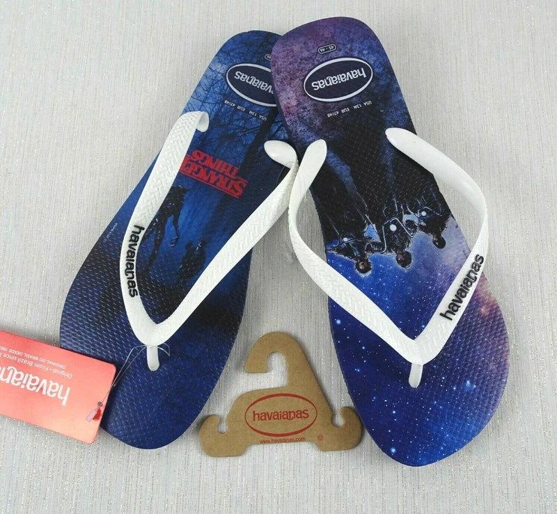 New HAVAIANAS Flip Flop Stranger Things Brazil Slip-On Thong Sandals Men's 13