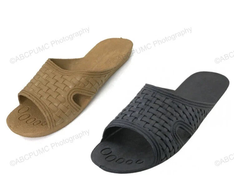 New Mens Sandals Slides Flip Flops Beach Slip on Sport Shower Slipper Sizes:7-13