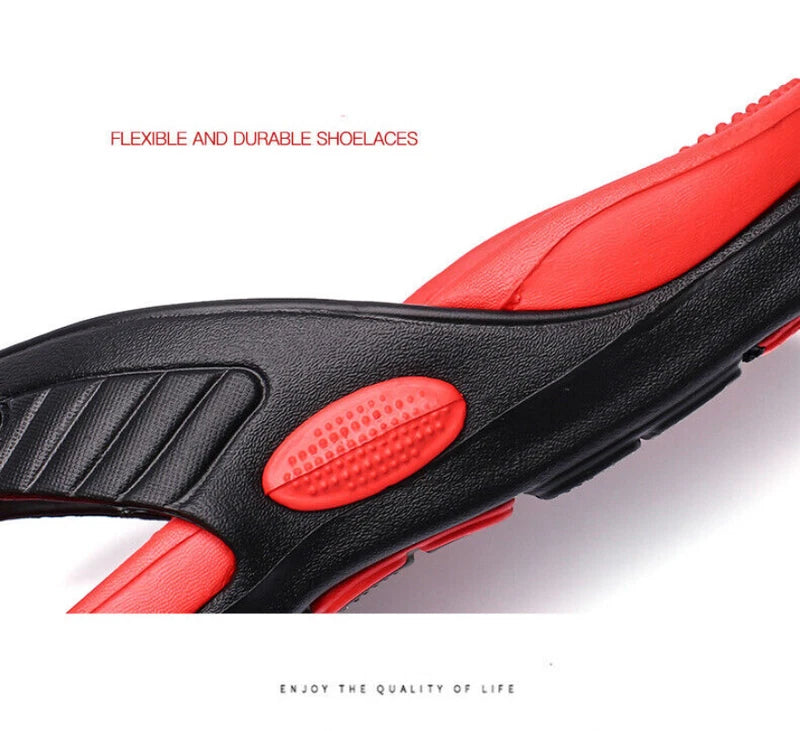 Mens Thong Flip Flops Sandals Farbic Comfort Beach Sandal Slippers US Size 6-12