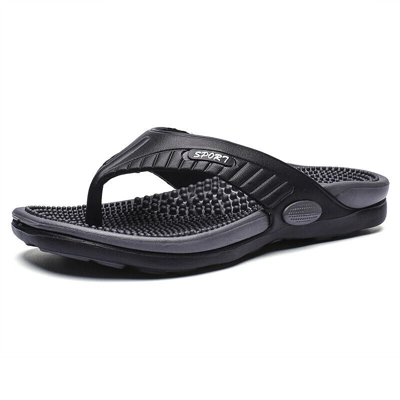 Mens Thong Flip Flops Sandals Farbic Comfort Beach Sandal Slippers US Size 6-12