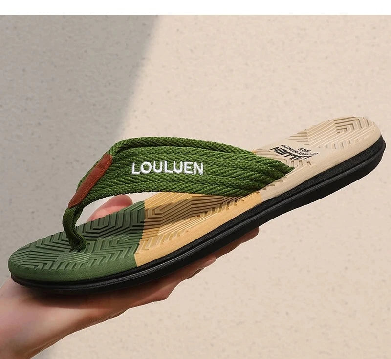 Men's Summer Flip Flops Breathable Casual Beach Slippers Sandals Shoes Gym Gift