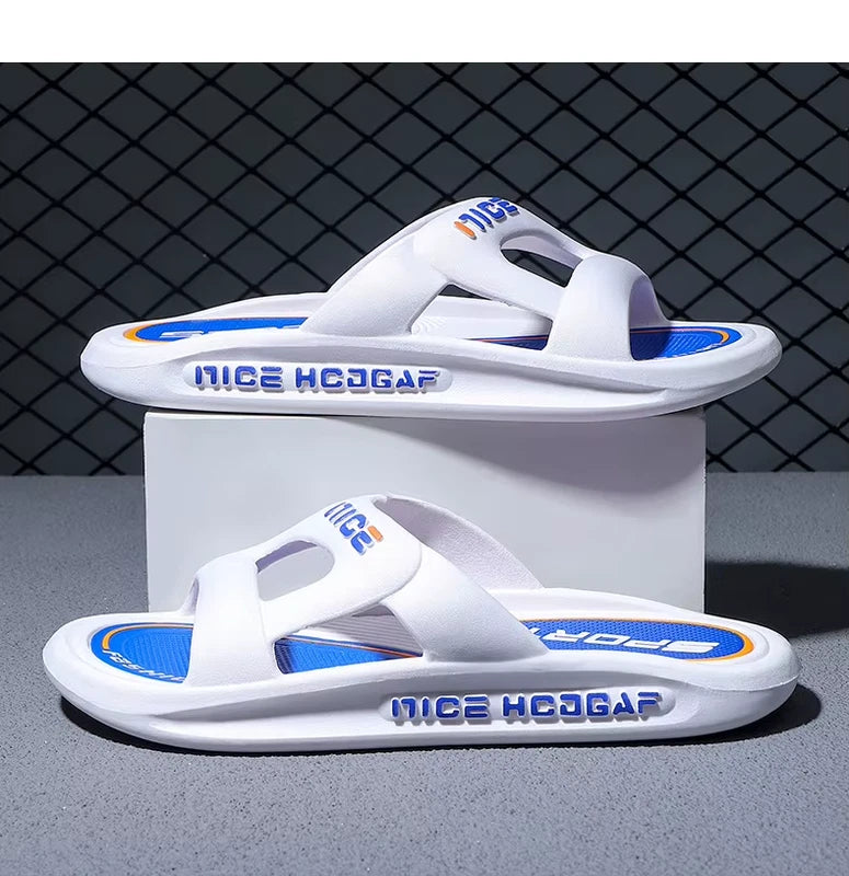 New Design Pvc Slippers for Men Sandals Non-Slip Sandals Summer Beach Size 10