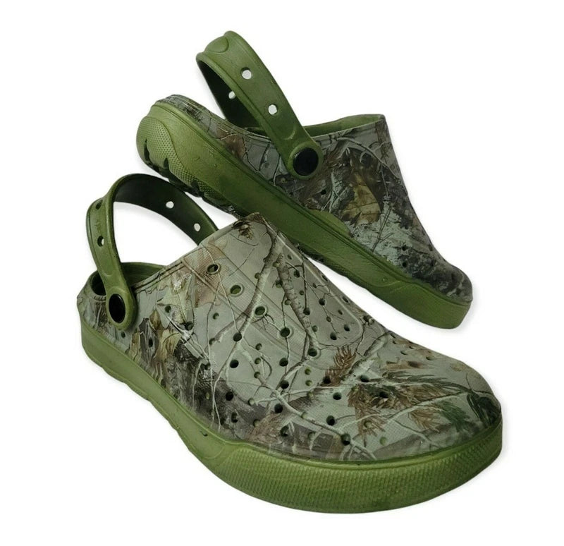 Clogs Slipper Nursing Garden Beach Men's Sandals Camouflage Pool Shoes US7/ EU40