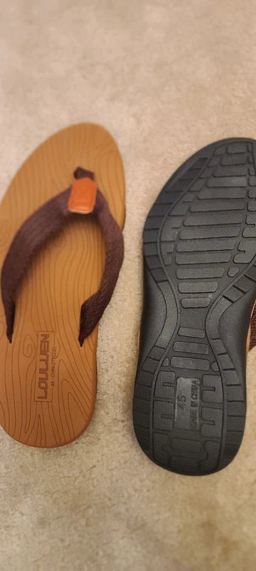 NEW Mens Comfort Beach Sandals Fabric Slippers (US Size 11) *SHIPS SAME DAY USA*