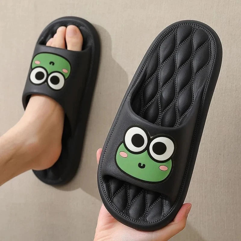 Summer Beach Slides Bathroom Anti Slip Slipper Non-Slip Home Flip Flops Cartoon