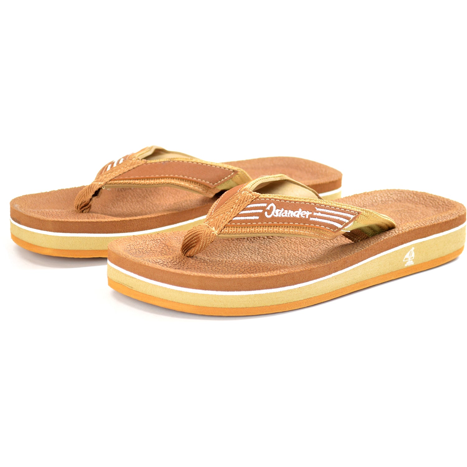 Islander Men Women All-Weather Comfortable Beach Flip-Flop Sandals Slippers