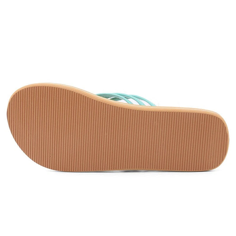Women Summer Beach Sandals Outdoor Casual Flip Flops Non-Slip Shower Slippers