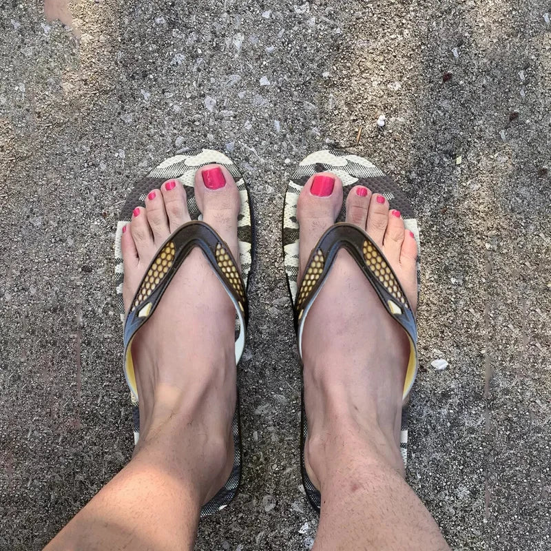 LEDSone Flip Flops Men's Ladies Women's Rubber Beach Pool Pair of Sandals Summer