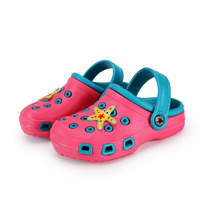 Garden Clogs Shoes Girls Boys Kids  Slip-On Casual Two-tone Slippers Sandals US