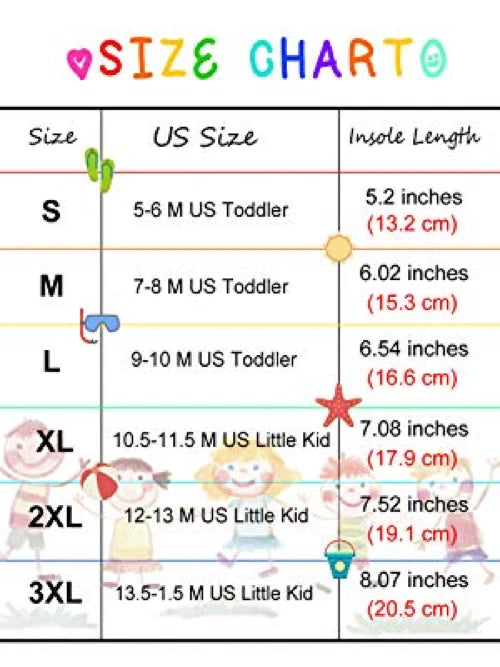 ZAPATOS AGUA NIÑOS secado rapido suela anti-derrape non-slip Sandalia Chancla