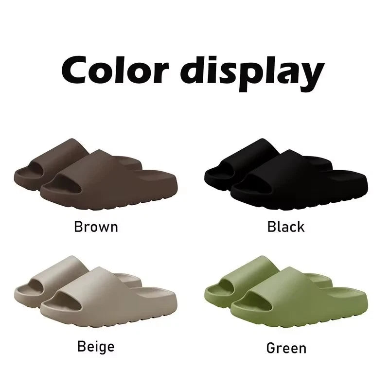 Coconut Slippers Cloud Thick-Soled Sandals Summer Fashion Soft Bottom Beach Men