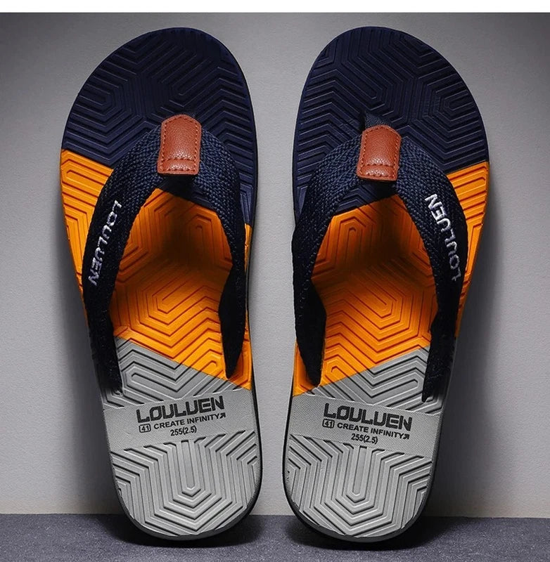 Men Summer Flip Flops Breathable Casual Beach Slippers Outdoor Slides Shoes Gift