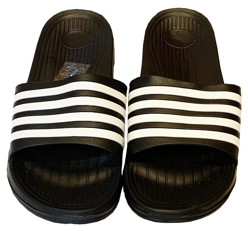 Mens Slip On Sport Sandals Slides Rubber Flip Flops Shower Slippers Pool Beach