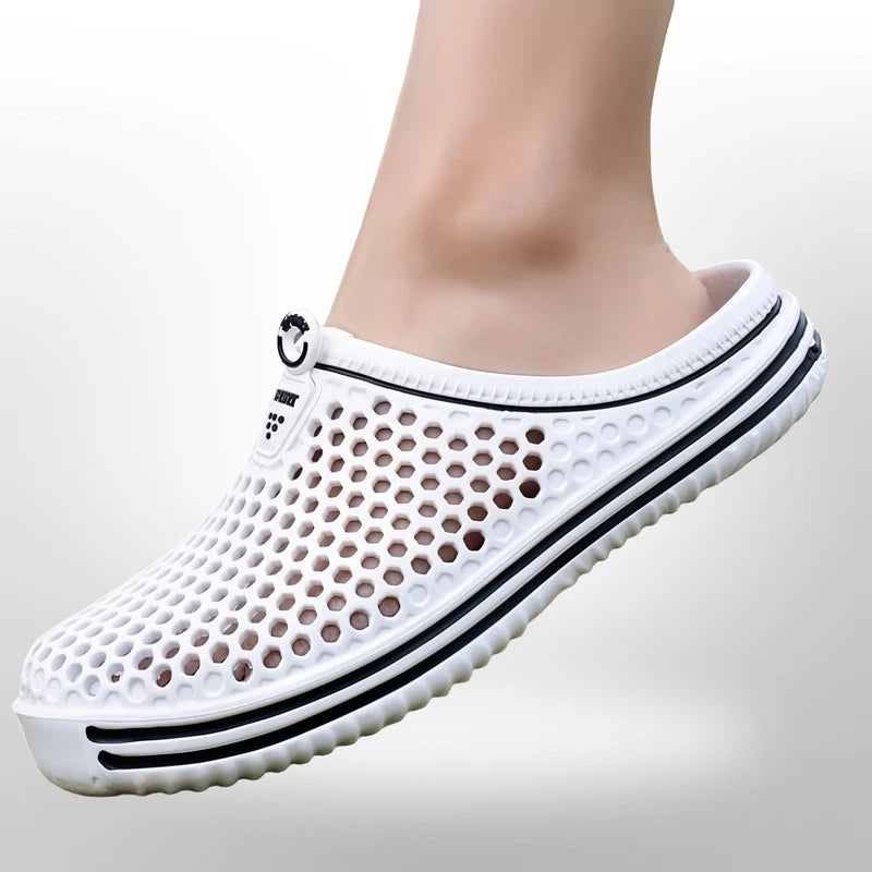 Mens Slip on Garden Mules Clogs Shoes Sports Sandals Beach Swim Slippers Shoes