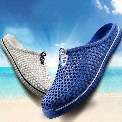 Men Women Slippers Breathable Hollow-out Beach Sandals Garden Hole Shoes Grand D