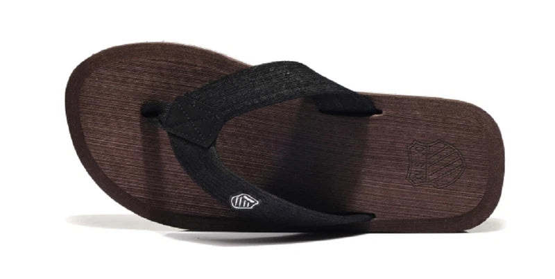 Men's Lightweight Beach Pool Thong Sandals Flip Flops Slippers Brown/Beige/Gray