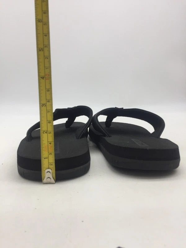 Nautica Men's Flip Flop Beach Sandal Water Slippers Black Size 10