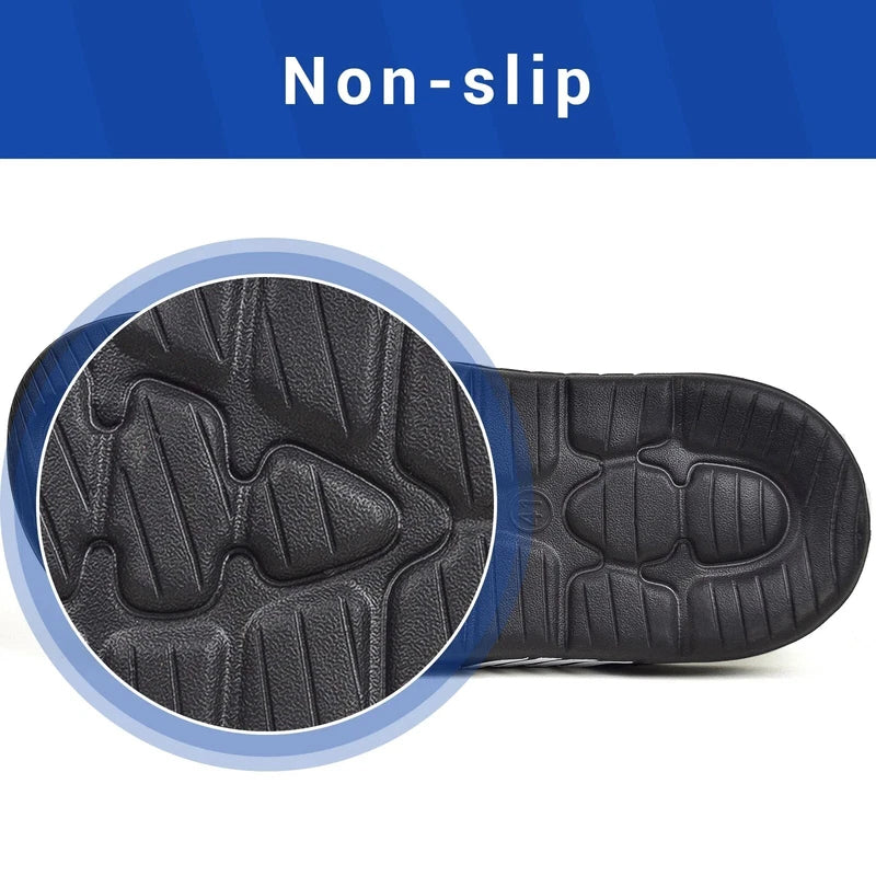Men Flip Flops Comfortable Slide Sandals Summer Shower Beach Shoes Slippers