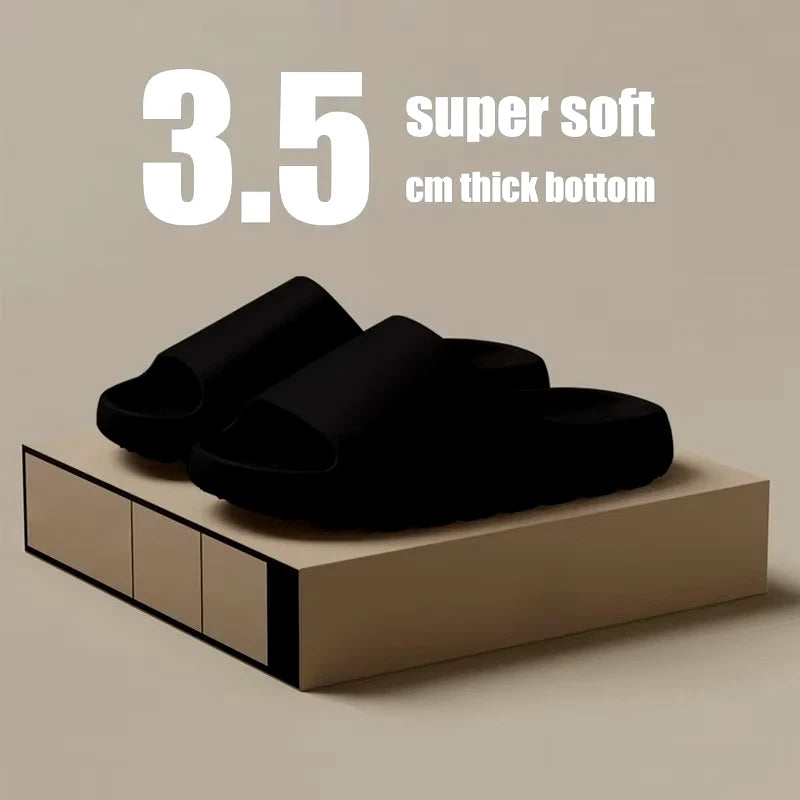 Coconut Slippers Cloud Thick-Soled Sandals Summer Fashion Soft Bottom Beach Men