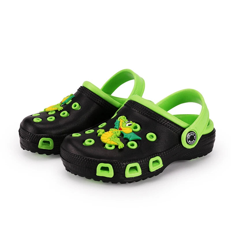 Garden Clogs Shoes Girls Boys Kids  Slip-On Casual Two-tone Slippers Sandals US