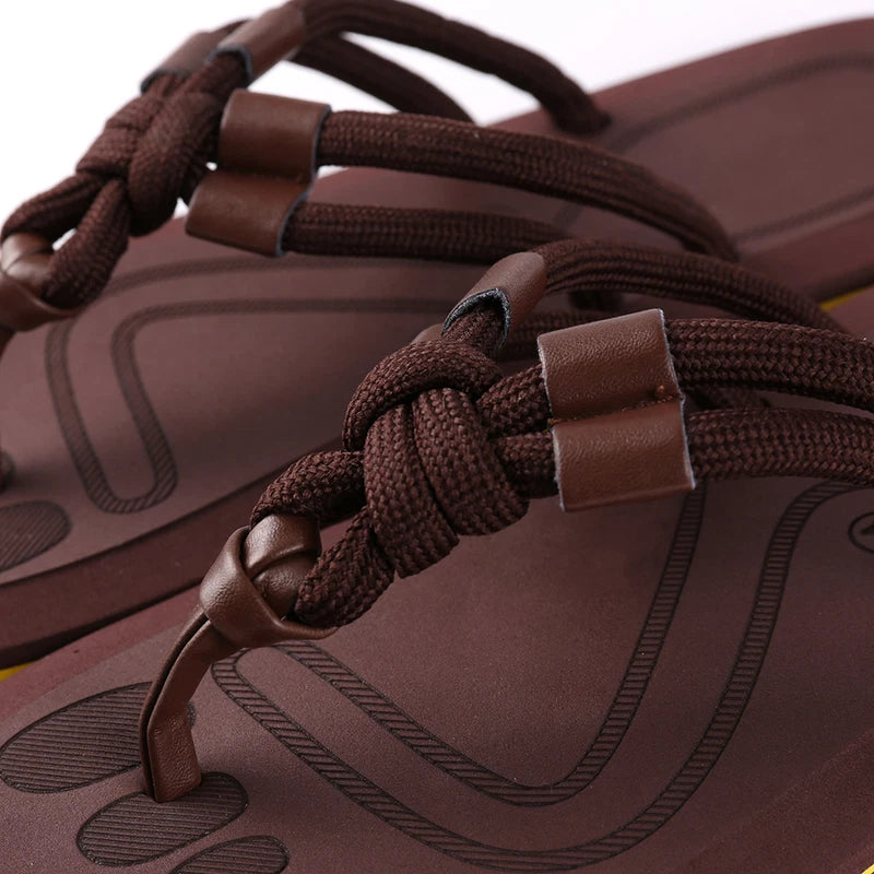 Men's Summer Mesa Knot Sandals Beach Flip Flops Slippers Sandals Shoes 9-10 Size