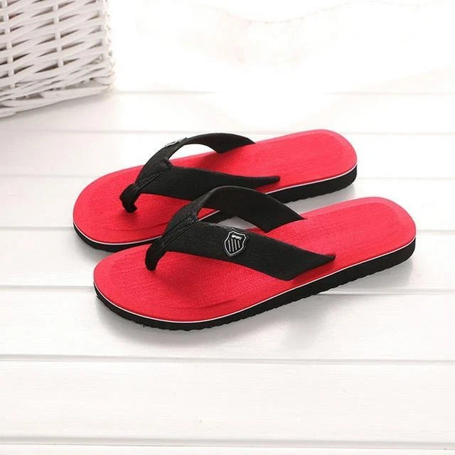 Summer Men Beach Slippers Sandals Non-slip Home Slippers Indoor House