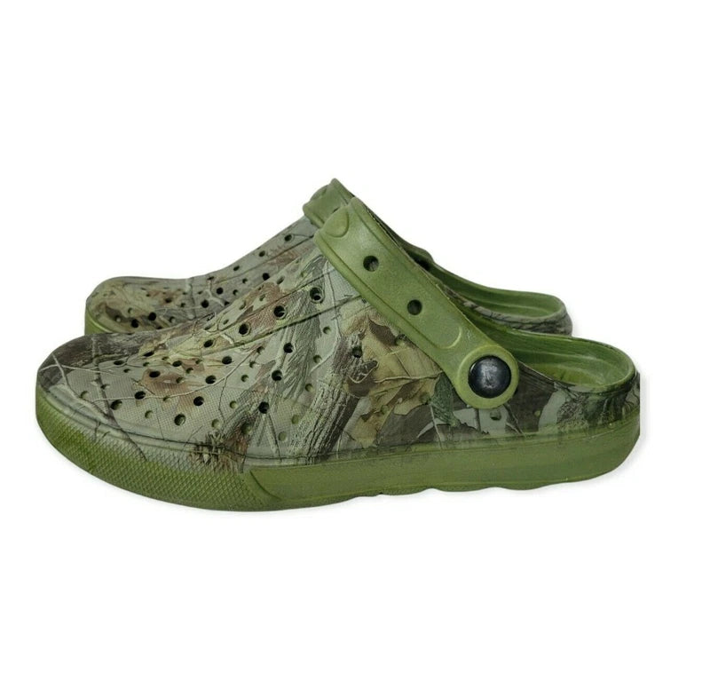 Clogs Slipper Nursing Garden Beach Men's Sandals Camouflage Pool Shoes US7/ EU40