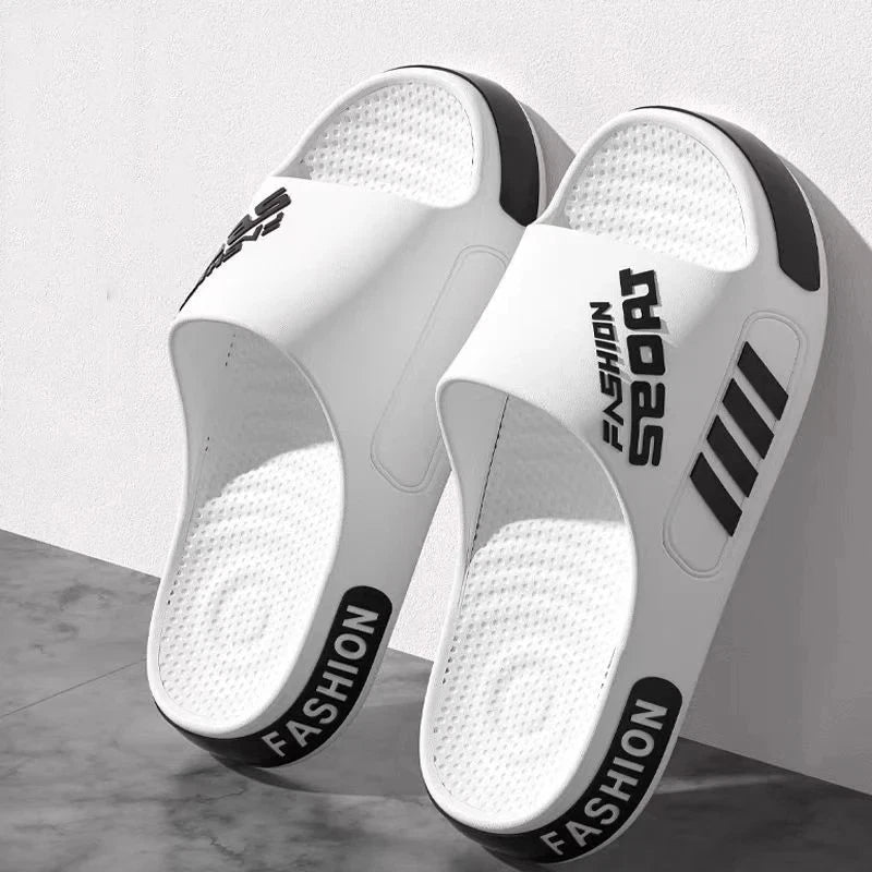 Men's Lightweight Summer Slippers Open Toe Indoor Outdoor Slides Flip Flops Gift