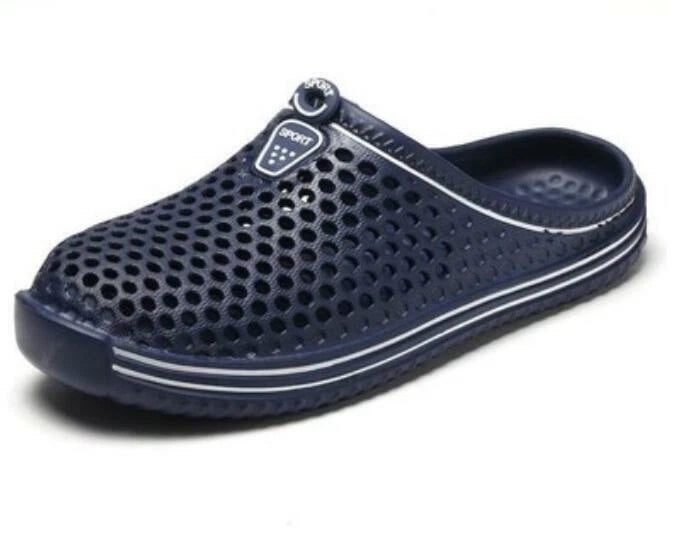 Men Women Slippers Breathable Hollow-out Beach Sandals Garden Hole Shoes Grand B