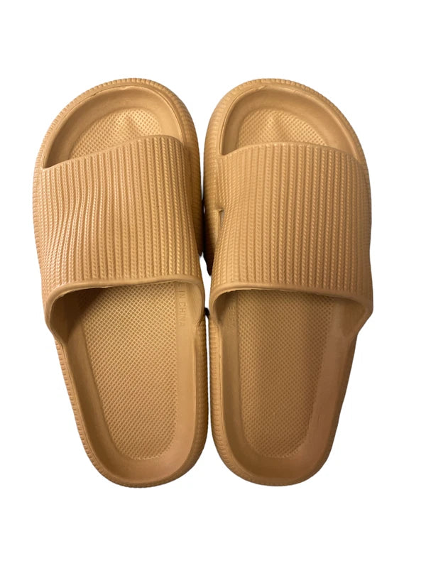 ON SALE!! Anti-Slip Cozy Pillow Slides Sandals Slippers Height Boosting Outdoor