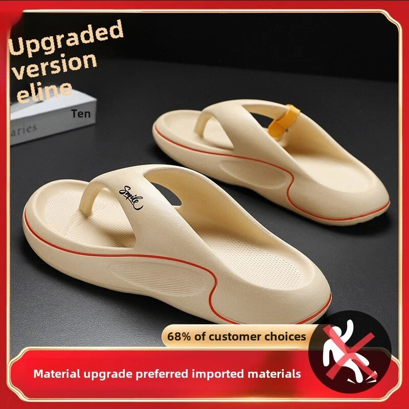 Summer Thong Sandals for Men, Ultra-Soft Sole Anti-Skid Beach Slides New Design
