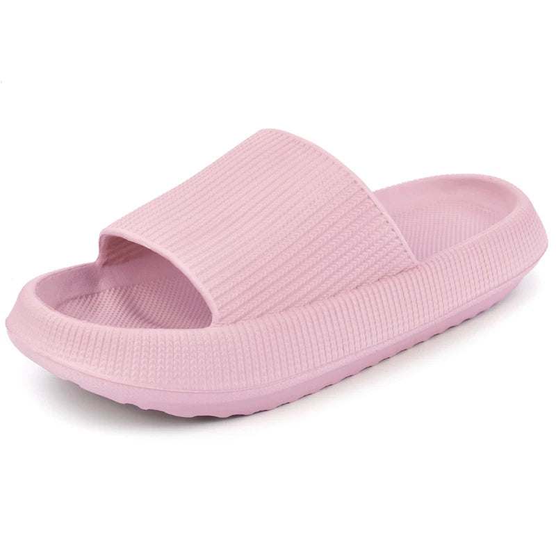 Women Men Cloud Slippers Comfort Pillow Slide Sandals Bathroom Beach Home Shoes