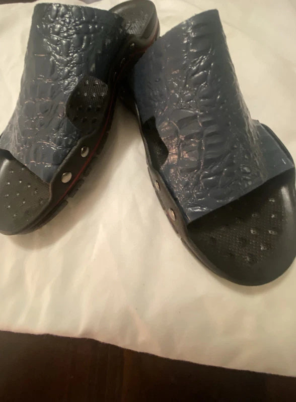 Men's Summer Slip on Sandals Outdoor Beach Slippers Casual Shoes Flats Slides